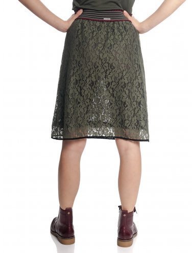 Cool Lace Skirt olive