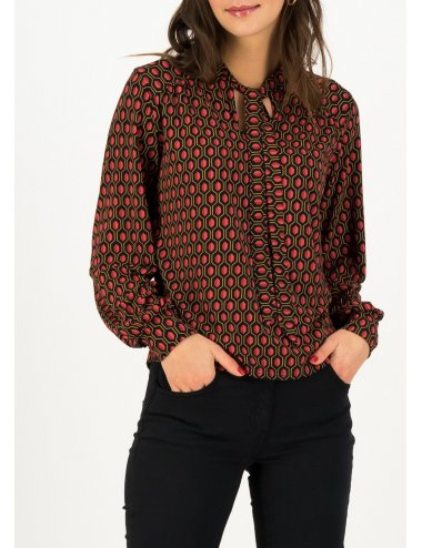 Blutsgeschwister Langarm- Shirt l'odelette pour helma in ruby red