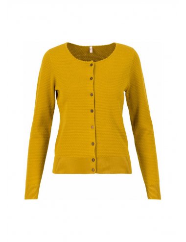 Blutsgeschwister Zipper/ Cardigan save the brave in yellow classic