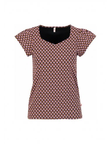 Blutsgeschwister Charming V Neck in bubble bee