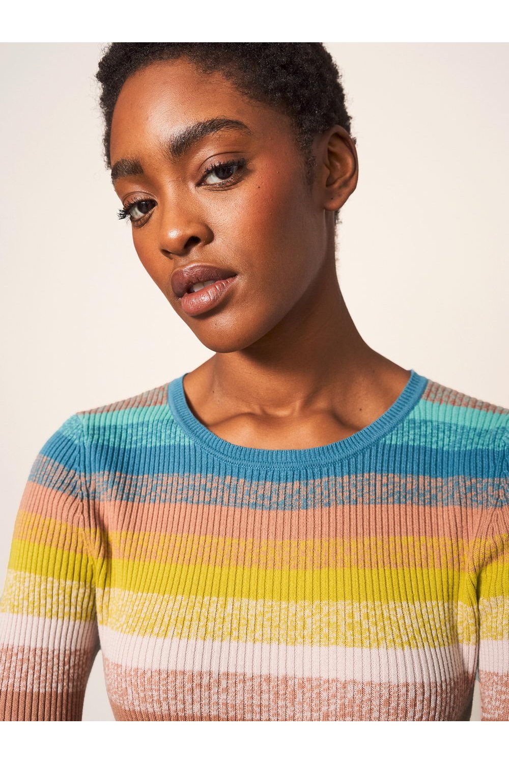 SKINNY RIB JUMPER