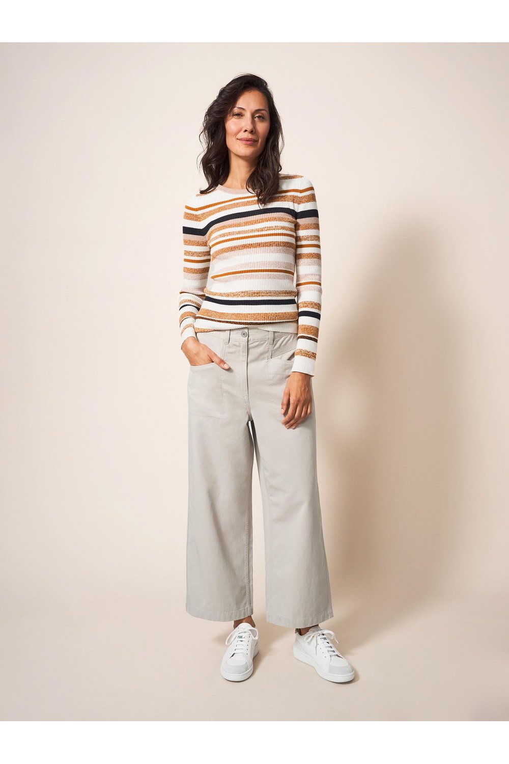 Harper Wide Leg Tencel Trouser