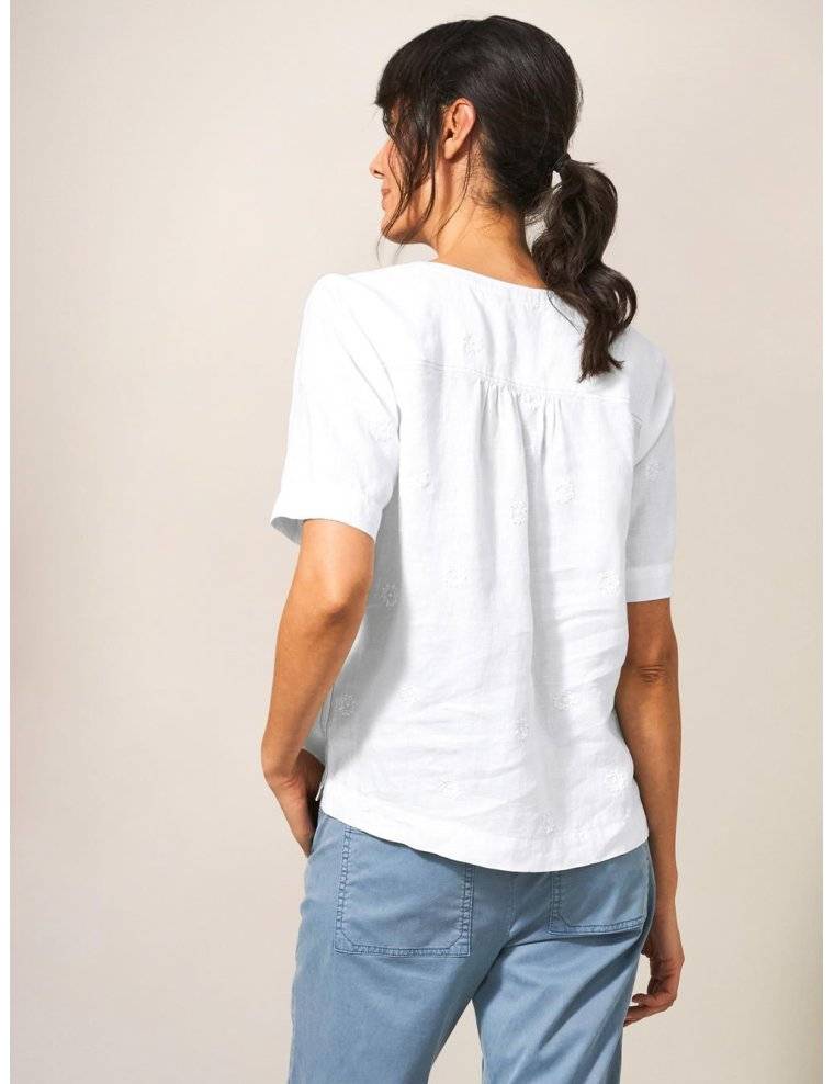 June Linen Top