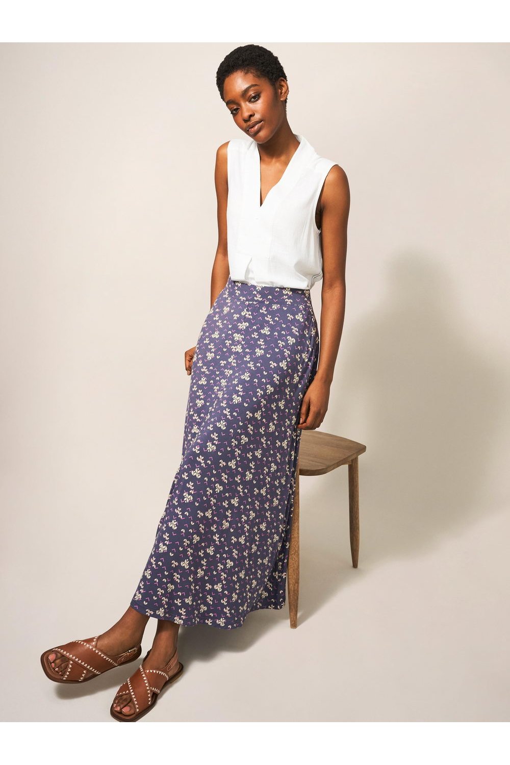 Jada Jersey Maxi Skirt