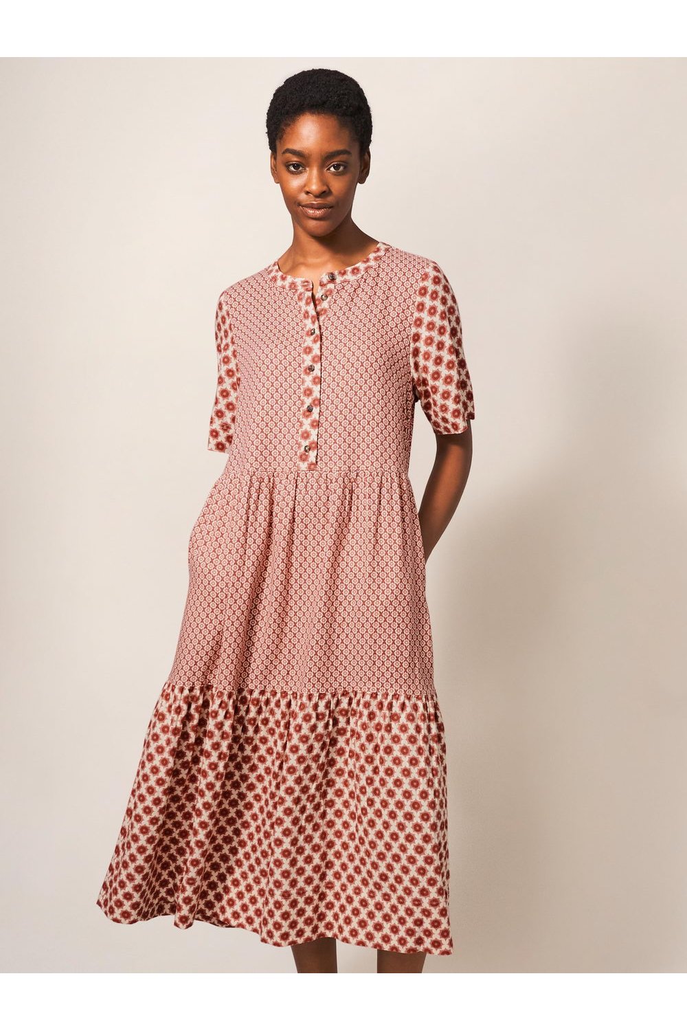 Pip Linen Blend Midi Dress