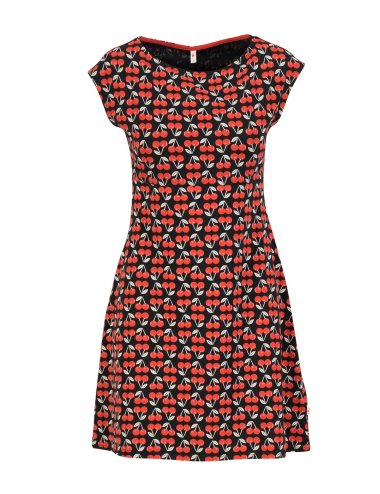 Blutsgeschwister Midi-Kleid Hootchy Kootchy Marine in cherry kiss