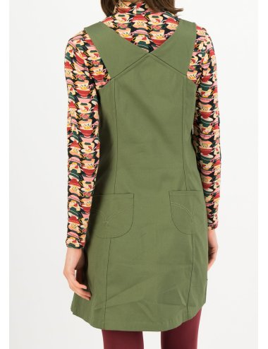 Blutsgeschwister pinafore amore in olive oil Gr. XL