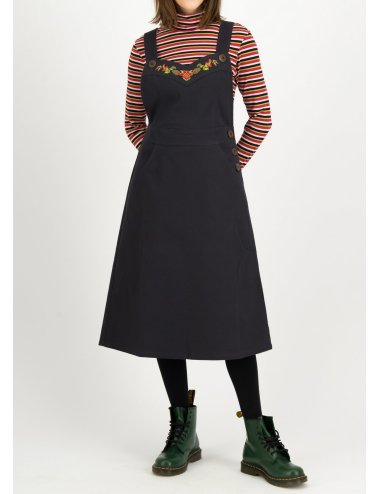 Blutsgeschwister Power Pinafore in dark beauty Gr. XS