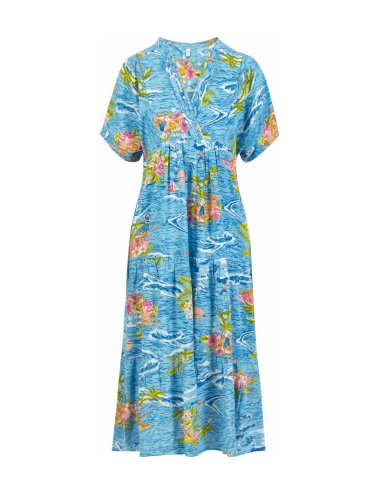 Blutsgeschwister Maxi-Kleid Saint Tropen in Color aloha feeling, Gr.S