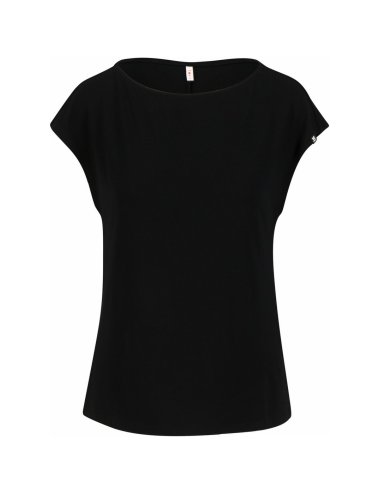 Blutsgeschwister Ärmelloses- Shirt Breezy Flowgirl in Color raven black, Gr.S